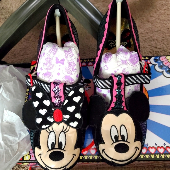 Irregular Choice I Heart Minnie EU40 BNIB - Picture 1 of 7